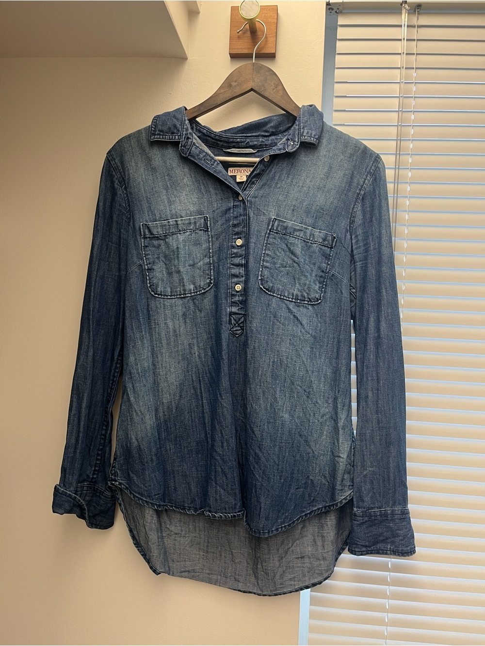 Merona Blue Denim Shirt